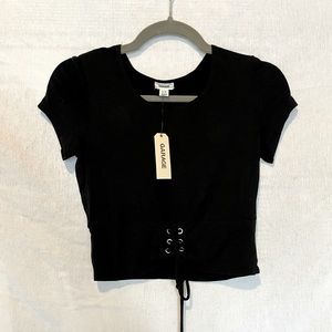 Garage: Black Crop Top Size: M